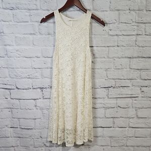 ginger g lace dress Ginger G | Dresses | Ginger G Cream Lace Ruffle Layer Tank Dress